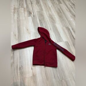 Reebok Kids Maroon Zip-Up Hoodie